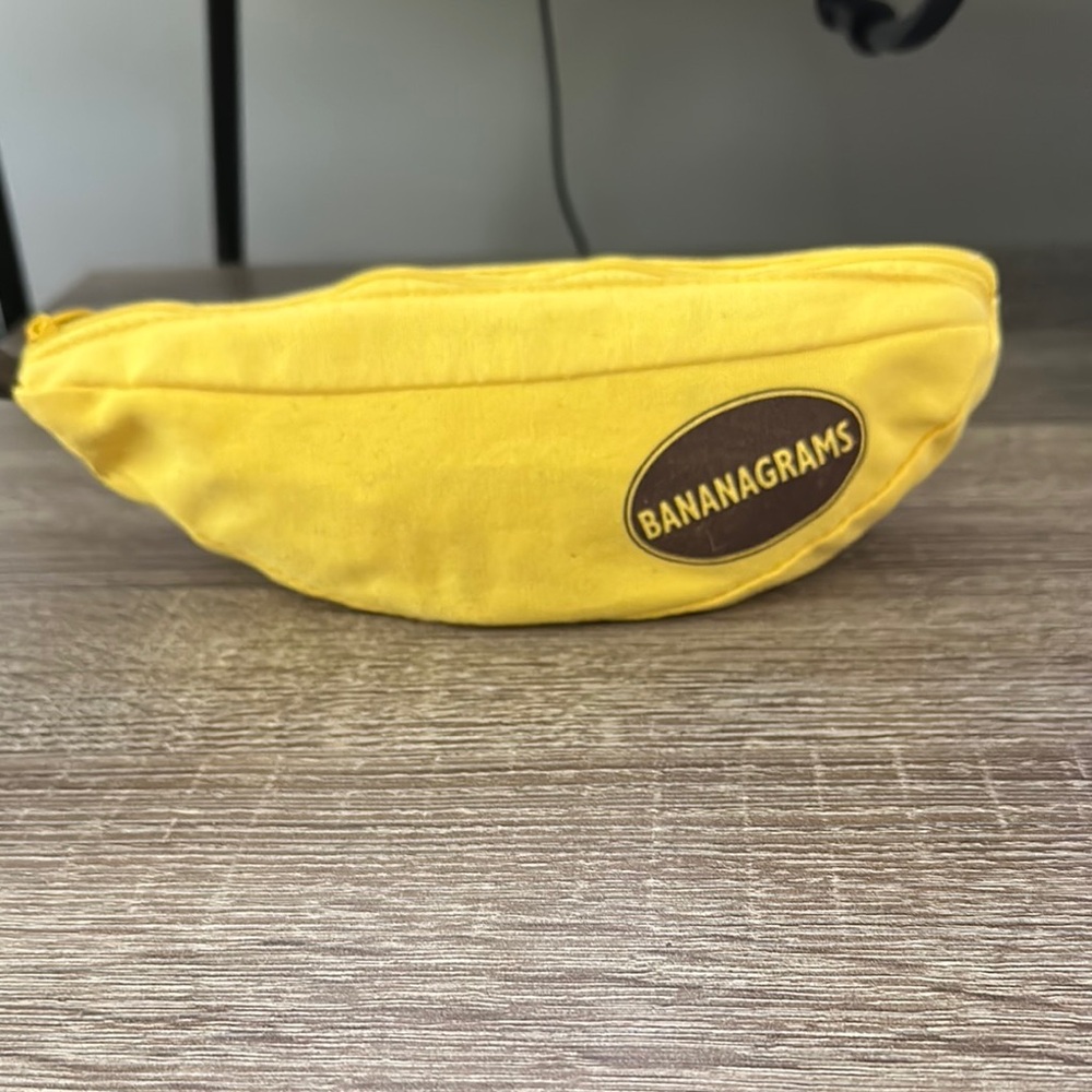 Bananagrams Yellow Board Game Vibrant Fun